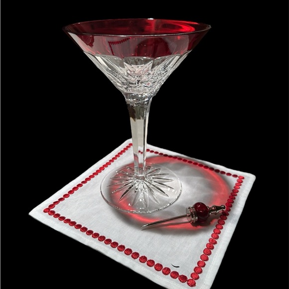 Waterford crystal Hosting set 2 Martini and 2 DOF double old fashioned glasses - Picture 3 of 8